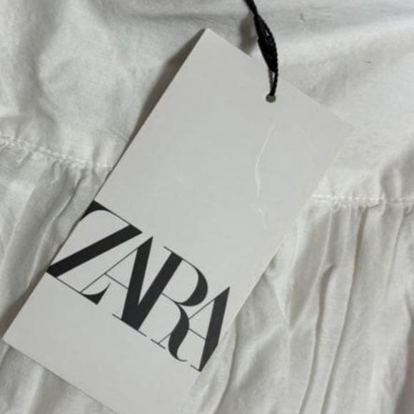 ZARA White Embroidered Maxi Skirt. made in India. - Picture 4 of 12